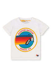 KID'S AVIATOR NATION TEE - WHITE