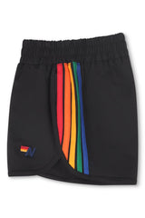 5 STRIPE KIDS FLEX JOGGER SHORT - BLACK