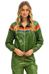 5 STRIPE - WINDBREAKER GARDEN GREEN GLOSSY
