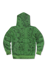 KID'S BANDANA PULLOVER HOODIE - PALM