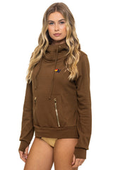 NINJA PULLOVER HOODIE - CHOCOLATE