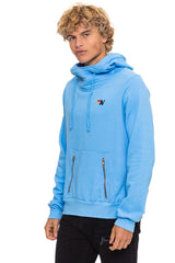 NINJA PULLOVER HOODIE - SKY