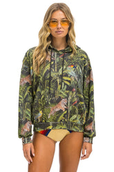 JUNGLE RELAXED PULLOVER HOODIE - VINTAGE CHARCOAL
