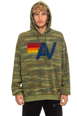 LOGO PULLOVER RELAXED HOODIE - CAMO