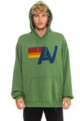 LOGO PULLOVER RELAXED HOODIE - PALM