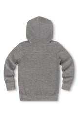 KID'S 5 STRIPE HOODIE - HEATHER GREY