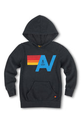 KID'S LOGO PULLOVER HOODIE - CHARCOAL