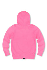 KID'S 5 STRIPE HOODIE - NEON PINK