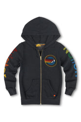 KID'S AVIATOR NATION ZIP HOODIE - CHARCOAL