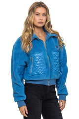 TEDDY FULL ZIP JACKET - OCEAN