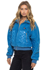 TEDDY FULL ZIP JACKET - OCEAN