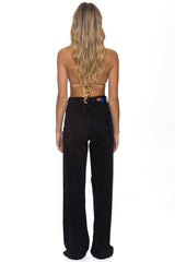 HI RISE WIDE LEG GYPSY WOMENS JEAN - VINTAGE BLACK