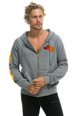 GOLDENSKY FESTIVAL 2024 ZIP HOODIE - HEATHER GREY