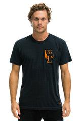 UNIVERSITY OF TENNESSEE BOLT CREW TEE SHIRT - CHARCOAL