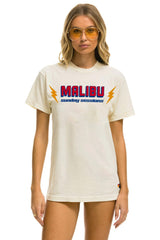 DREAMLAND MALIBU SUNDAY SESSIONS UNISEX CREW TEE - VINTAGE WHITE