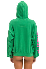 LA ONDA 2025 RELAXED PULLOVER HOODIE - KELLY GREEN