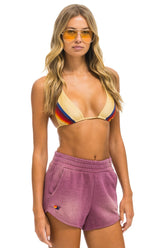 ESSENTIAL POCKET CLUB SHORTS - FADED BERRY