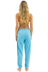 5 STRIPE SWEATPANTS - AQUA // AQUA