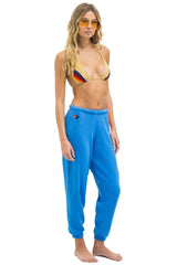 5 STRIPE SWEATPANTS - COBALT // NEON