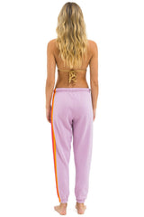 5 STRIPE SWEATPANTS - MAUVE // MAGENTA ORANGE