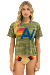 LOGO BOYFRIEND TEE - CAMO