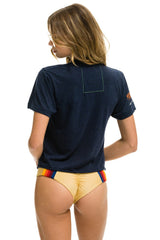 NEW YORK WINE & FOOD 2025 BOYFRIEND TEE - NAVY