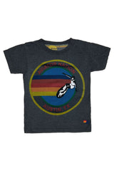 KID'S AVIATOR NATION AUSTIN TEE - CHARCOAL