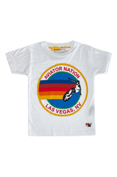 KID'S AVIATOR NATION LAS VEGAS TEE - WHITE