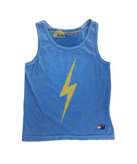 KID'S BOLT TANK - NEON BLUE