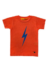 KID'S BOLT TEE - ORANGE
