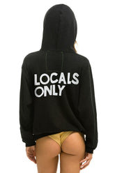 LOCALS ONLY HOODIE - BLACK