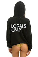 LOCALS ONLY HOODIE - BLACK