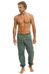 MEN'S 4 STRIPE WIND PANT - SEDONA GREY