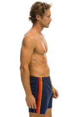 MEN'S 5 STRIPE FLEX SHORTS - NAVY