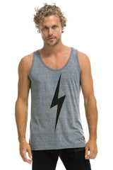 MEN'S BOLT TANK - HEATHER GREY