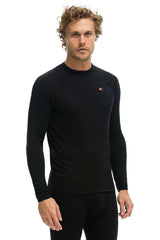 MICRO MODAL BASE LAYER TOP - BLACK