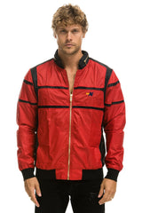 RACER JACKET - CHERRY
