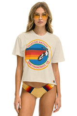 SIGNATURE SF BOYFRIEND TEE - VINTAGE WHITE