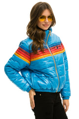 5 STRIPE APRES JACKET - GLOSSY OCEAN