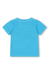 KID'S AVIATOR NATION TEE - NEON BLUE