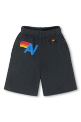 LOGO KIDS SWEATSHORTS - CHARCOAL