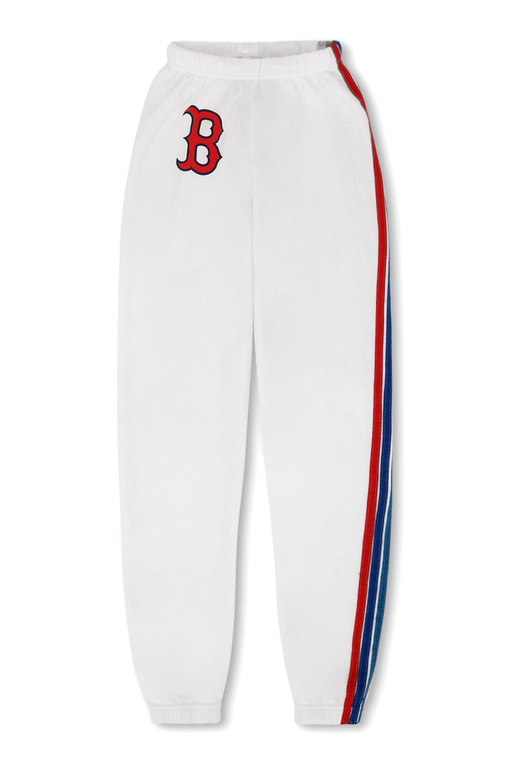 BOSTON RED SOX 5 STRIPE SWEATPANTS - WHITE // USA
