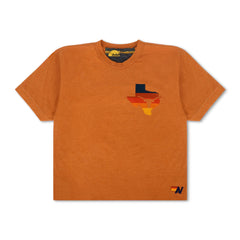 UNIVERSITY OF TEXAS STATE LOGO BOYFRIEND TEE - BURNT ORANGE
