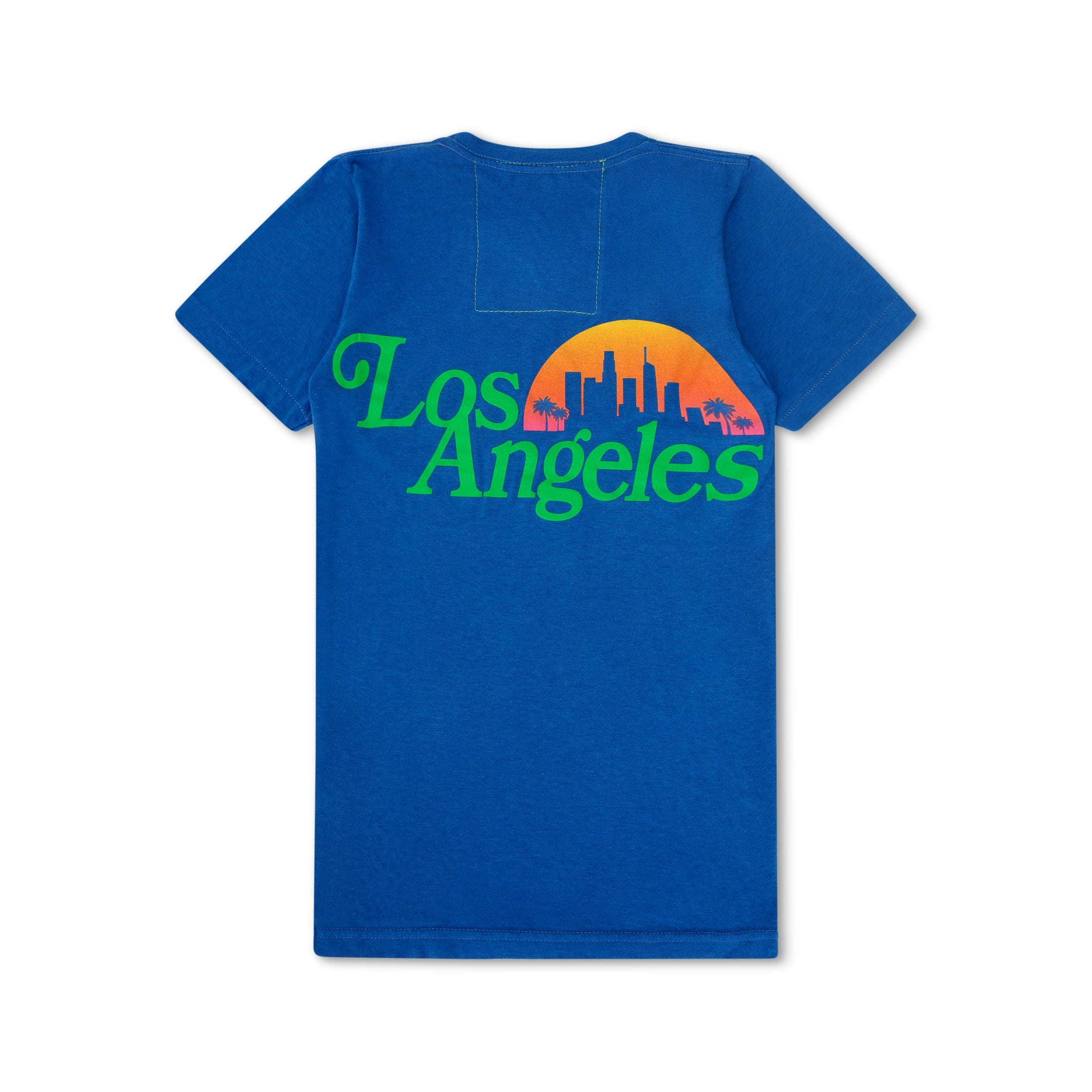 LOS ANGELES WINE & FOOD 2025 CREW TEE SHIRT - ADVENTURE BLUE