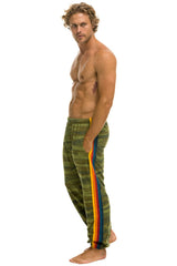 5 STRIPE SWEATPANTS - CAMO