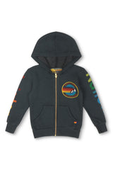 KID'S AVIATOR NATION HAMPTONS ZIP HOODIE - CHARCOAL