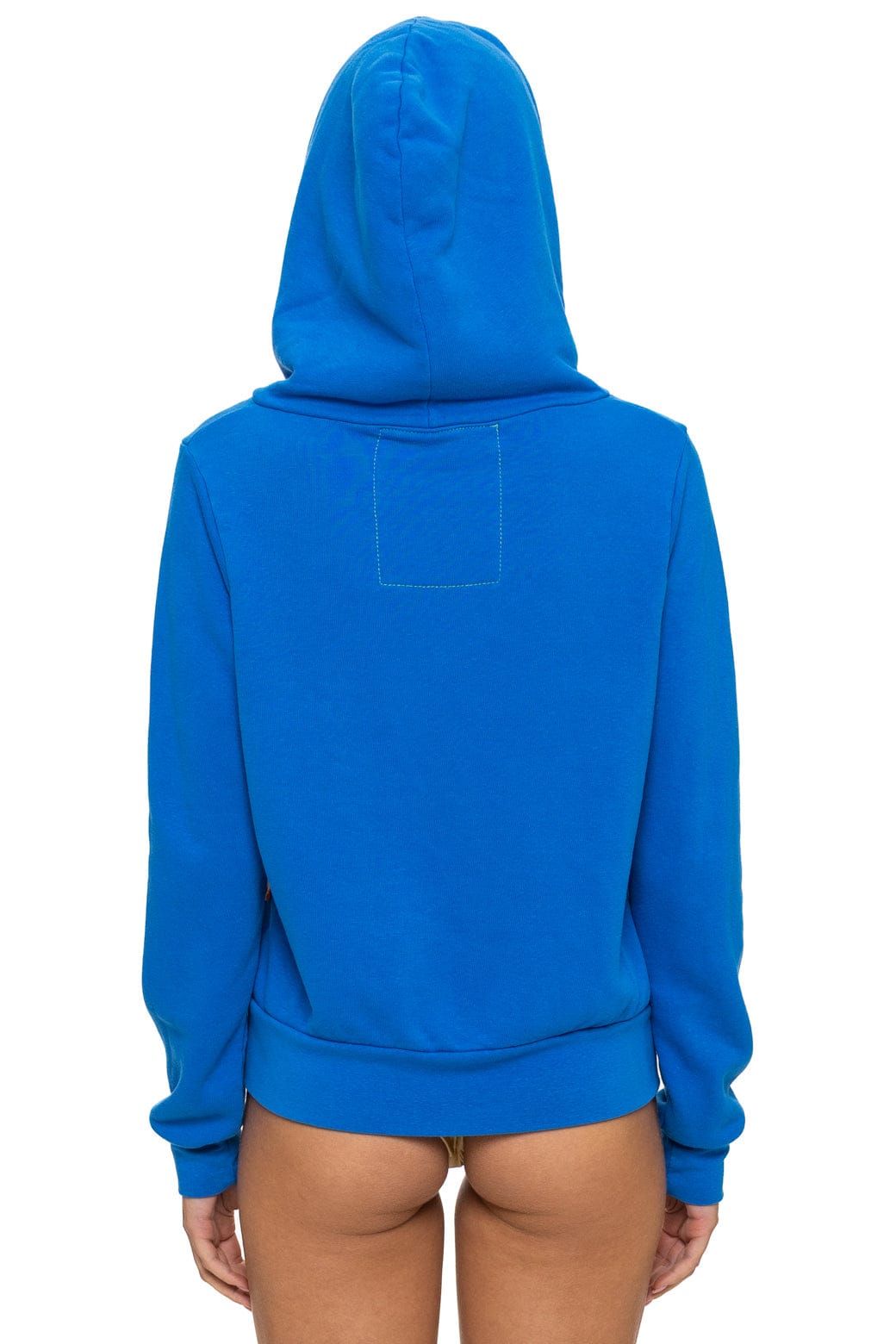 MOUNTAIN STITCH CHEVRON 4 ZIP HOODIE - ADVENTURE BLUE