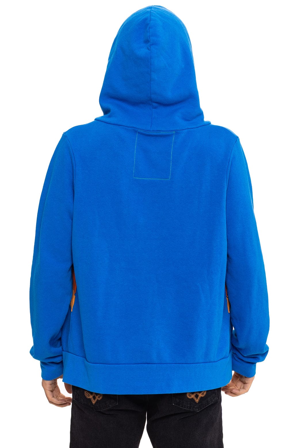 MOUNTAIN STITCH CHEVRON 4 ZIP HOODIE - ADVENTURE BLUE