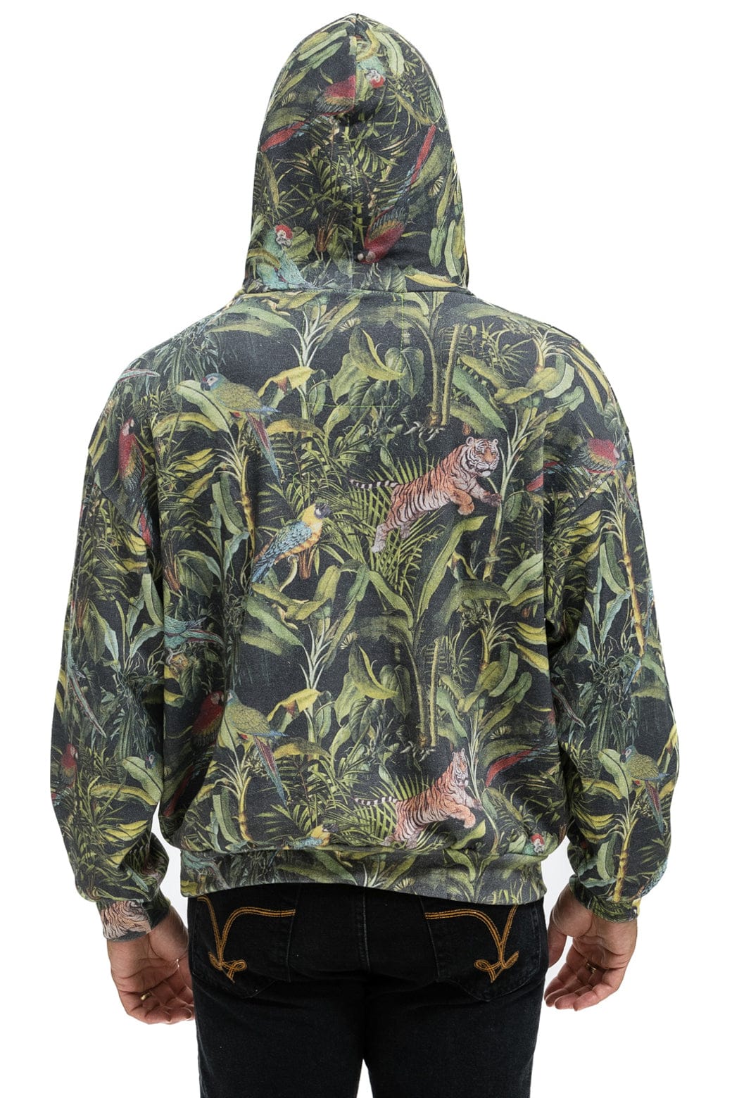 JUNGLE RELAXED PULLOVER HOODIE - VINTAGE CHARCOAL