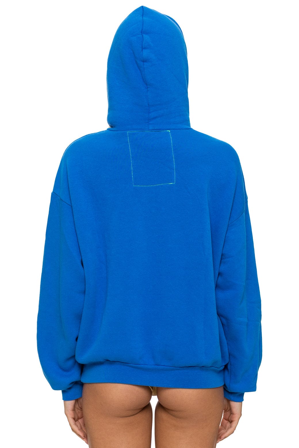 LOGO PULLOVER RELAXED HOODIE - ADVENTURE BLUE